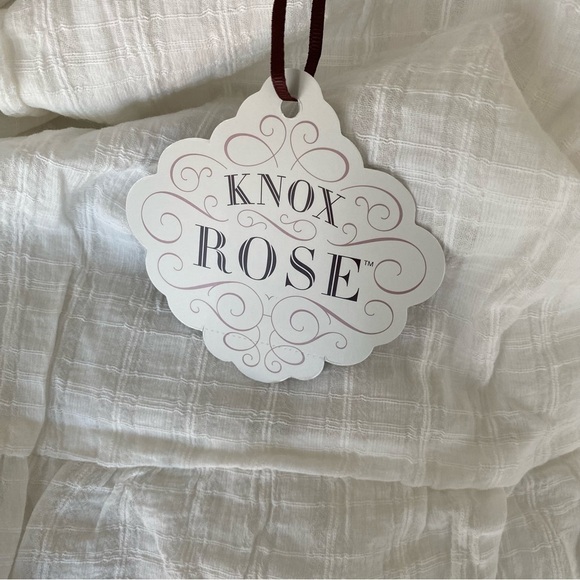 Women's Sleeveless A-Line Dress - Knox Rose™ White Floral Size XXL - Picture 9 of 12